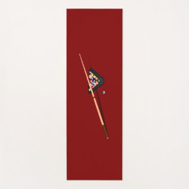Maroon Billiard Table Yogamatte