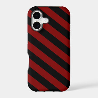 Maroon & Black Streifen iPhone 5