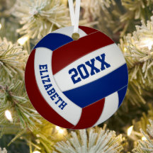 Maroon Blue Team Farben Sport Volleyball