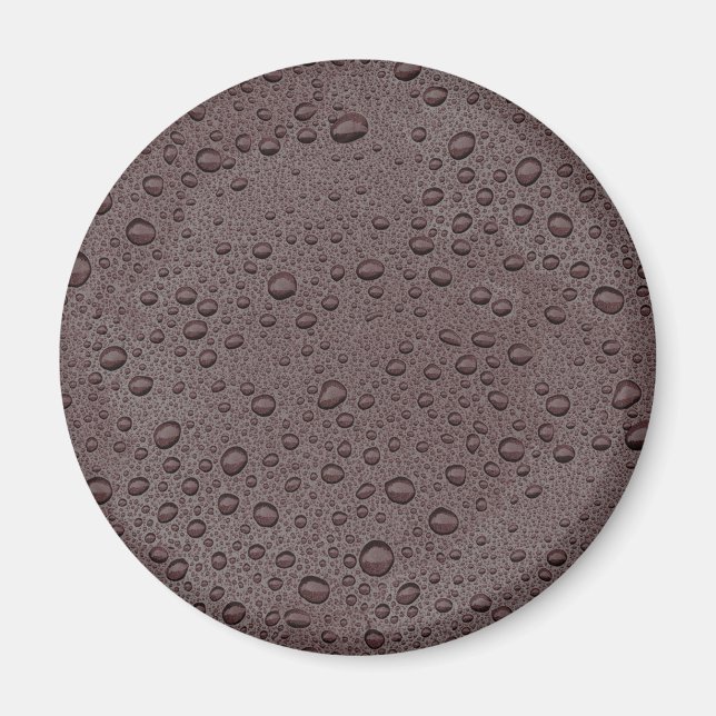 Maroon-Braunwasser-Tropfen Magnet (Vorne)