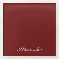 Maroon Burgundy Rust Red Solid gefärbt