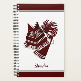 Maroon Cheerleader Planner Planer