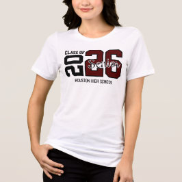 Maroon Congrats Graduation Tri-Blend Shirt
