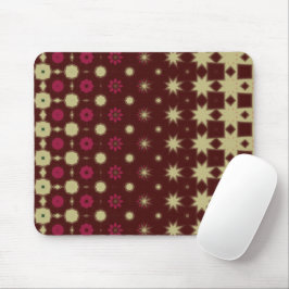 Maroon Floral mouse pad Mousepad