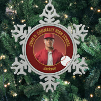 Maroon Gold Baseballspieler Foto High School