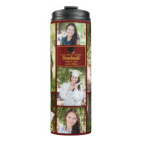 Maroon Gold Graduate Foto Collage Abschluss