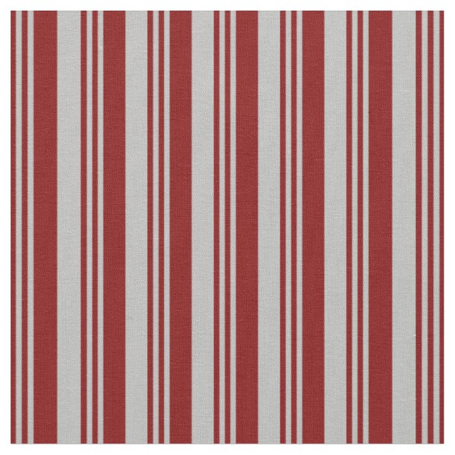 Maroon & Gray Lines Stoff (Nahaufnahme)