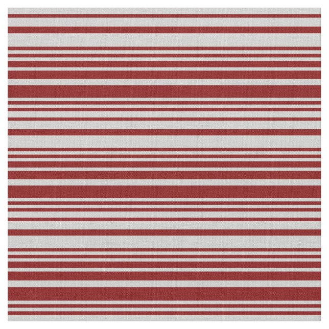 Maroon & Light Gray Streifen Muster Stoff (Nahaufnahme)