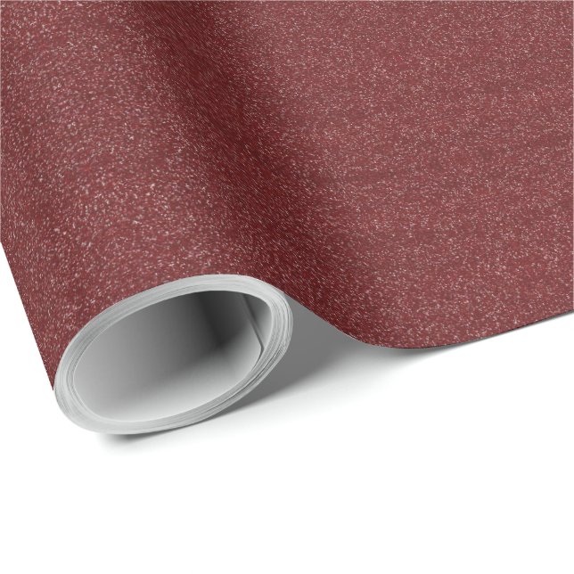 Maroon/Lila Imitate Glitzer Geschenkpapier (Rolleneckpunkt)