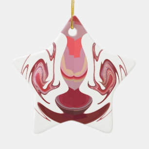 Maroon Majestät: Rustikale Strahlung in texturiert Keramikornament