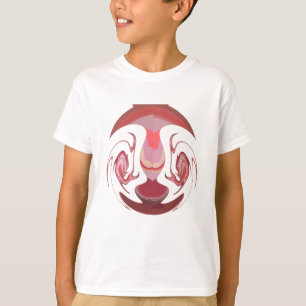 Maroon Majesty: Rustikale Ausstrahlung Texturierte T-Shirt