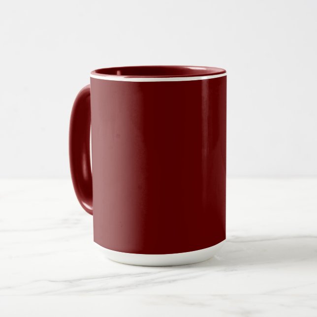 Maroon-maroon simply elegant  tasse (Vorderseite Links)