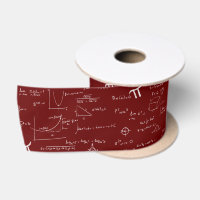 Maroon Math Equations Formeln Algebra Craft