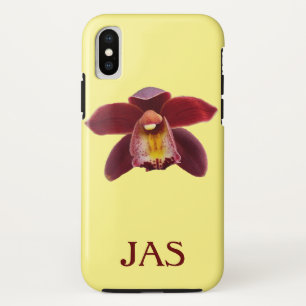 Maroon Orchids I Beautiful Red Floral Case-Mate iPhone Hülle