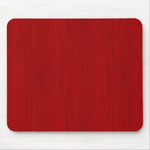 Maroon Red Bamboo Wood Grain Look Mousepad