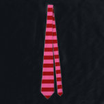 Maroon Red Pink Stripes Design Krawatte<br><div class="desc">Maroon dunkelrote und rosa Streifen dekorative horizontale nahtlose Wiederholmuster Design</div>