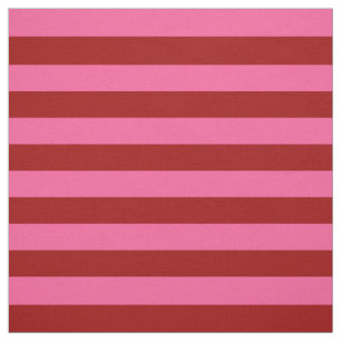 Maroon Red Pink Stripes Design Stoff