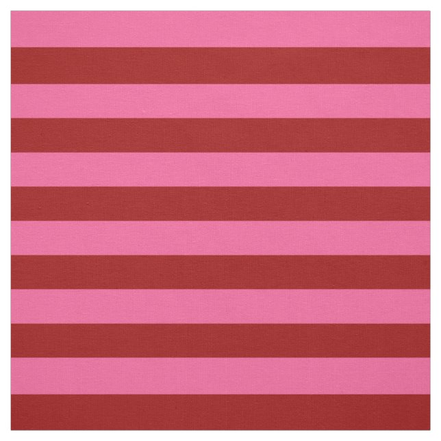 Maroon Red Pink Stripes Design Stoff (Muster)