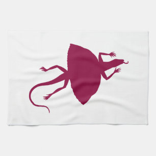 Maroon Reptil Geschirrtuch