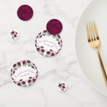 Maroon Rose Hochzeit