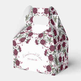 Maroon Rose Wedding Geschenkschachtel