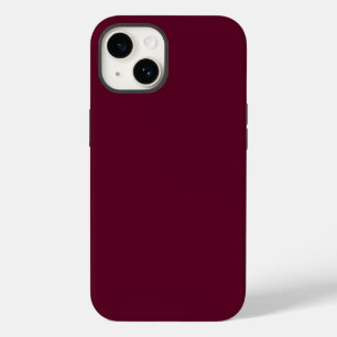 Maroon schlicht minimalistisch Case-Mate iPhone 14 hülle