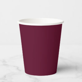 Maroon schlicht minimalistisch pappbecher