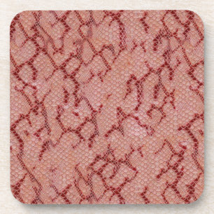 Maroon Snake Skin.jpg Untersetzer