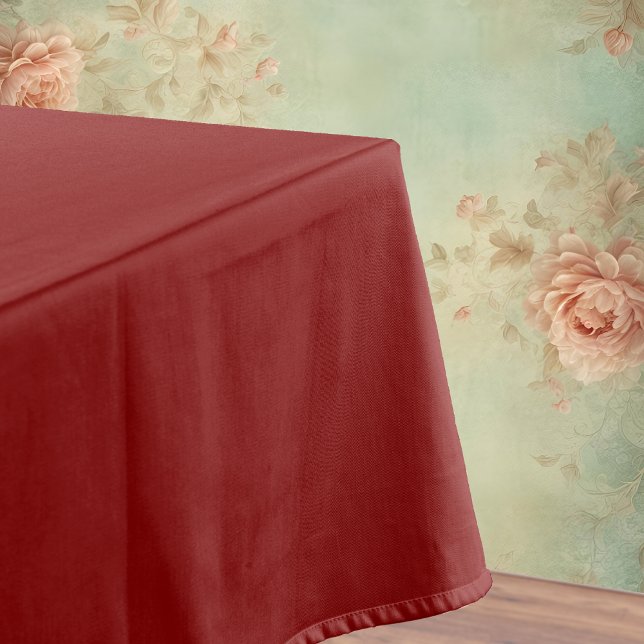 Maroon Solid Color | Classic | elegant Tischdecke (Von Creator hochgeladen)