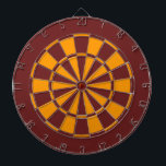 Maroon und Gold Dartscheibe<br><div class="desc">Maroon und goldfarbener Dartbrett.</div>