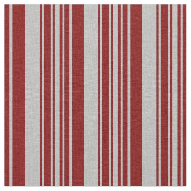 Maroon und Graufarbene Streifen/Linke Muster Stoff (Nahaufnahme)