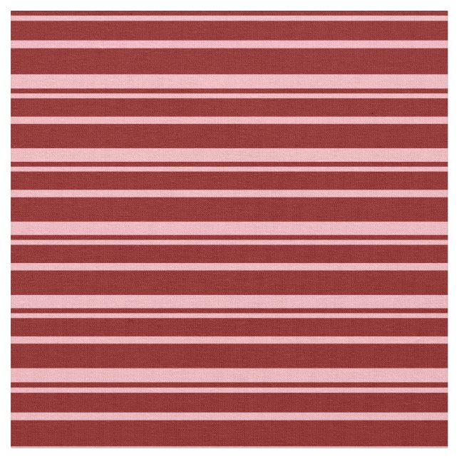 Maroon und hellrosa Muster Stoff (Nahaufnahme)