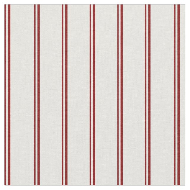 Maroon und Minzcreme farbige Linien Stoff (Nahaufnahme)