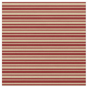 Maroon und Tan farbiges Muster Stoff