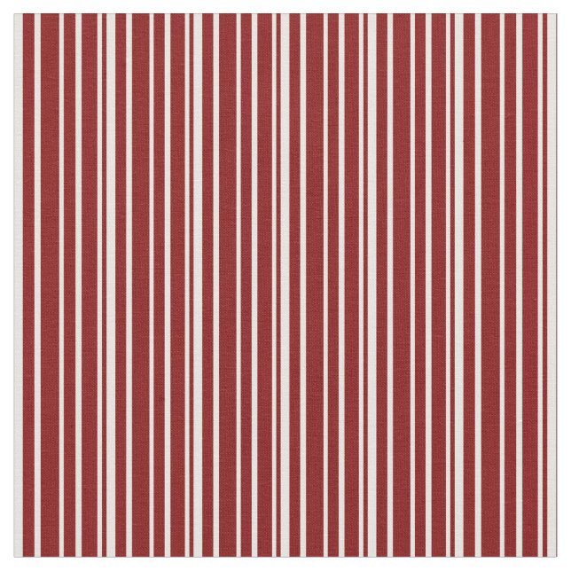 Maroon und Weiß, Streifen/Linse Stoff (Nahaufnahme)