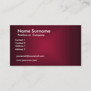 Maroon Visitenkarte