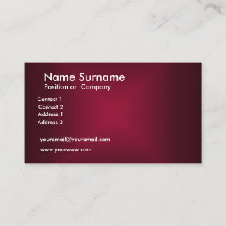 Maroon Visitenkarte