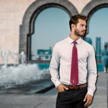 Maroon weiß - Monogramm hinzufügen