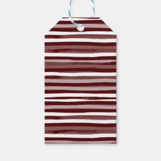 Maroon & White Herzlichen Glückwunsch Tag Set Geschenkanhänger