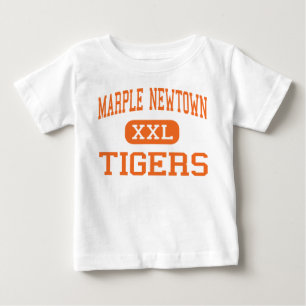 Marple Newtown - Tiger - hoch - Newtown-Quadrat Baby T-shirt