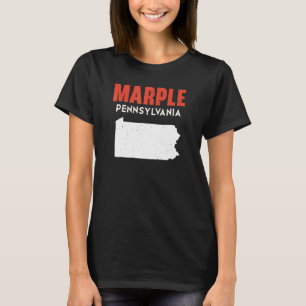 Marple Pennsylvania USA Staat America Travel T-Shirt