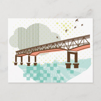 Marquam Bridge Portland Postcard Postkarte