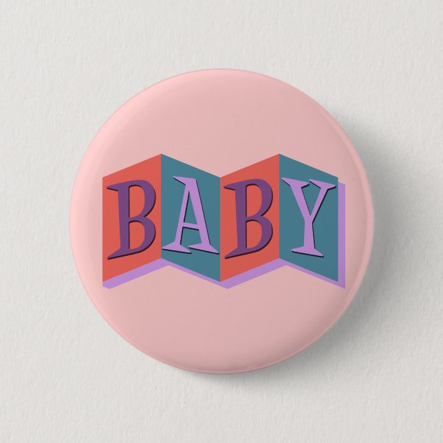 Marquee Baby Button (Vorderseite)