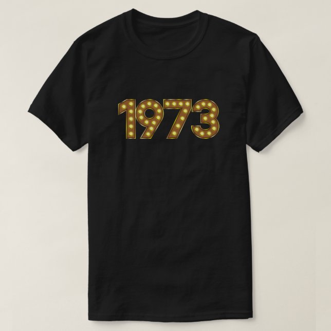 Marquee Style 1973 Abtreibungsrechte T - Shirt (Design vorne)
