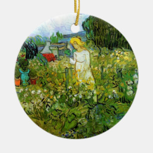 Marquerite Gachet im Garten, Vincent van Gogh. Keramikornament