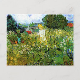 Marquerite Gachet im Garten, Vincent van Gogh. Postkarte