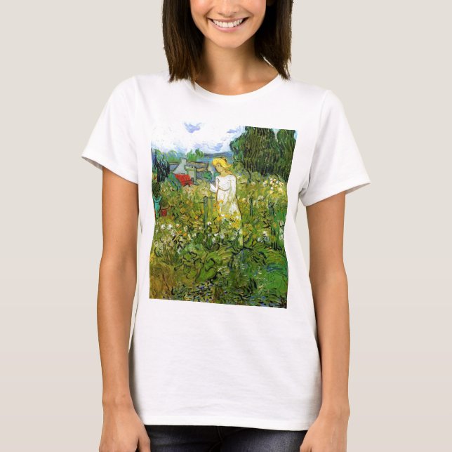 Marquerite Gachet im Garten, Vincent van Gogh. T-Shirt (Vorderseite)