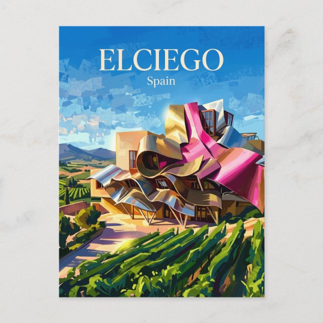 Marqués de Riscal Weingut Spanien Postkarte (Vorderseite)