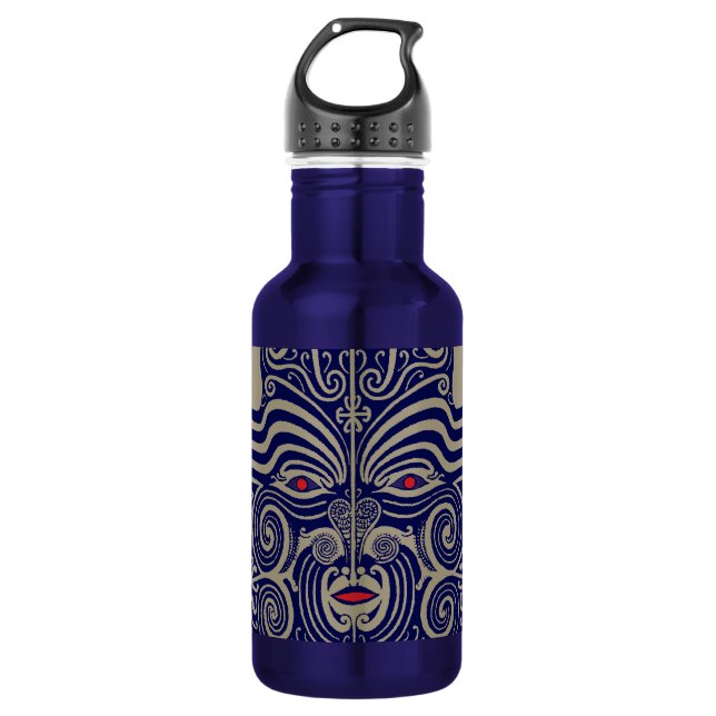 Marquesas Mask Trinkflasche (Vorderseite)