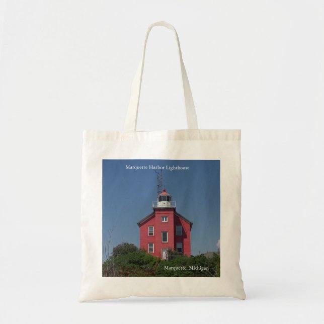 Marquette Harbour Leuchtturm Tasche (Vorne)